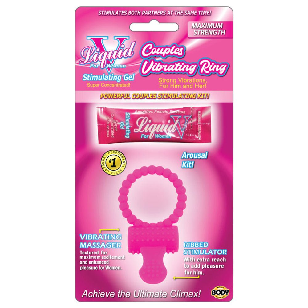 Liquid v Couples Vibrating Ring Kit - TruLuv Novelties