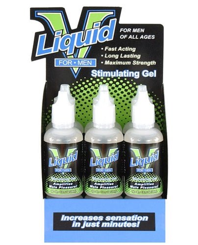 Liquid v for Men - 6 Pack Display - TruLuv Novelties