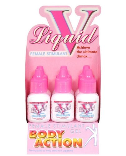 Liquid v for Women - 6 Pack Bottle Display - TruLuv Novelties