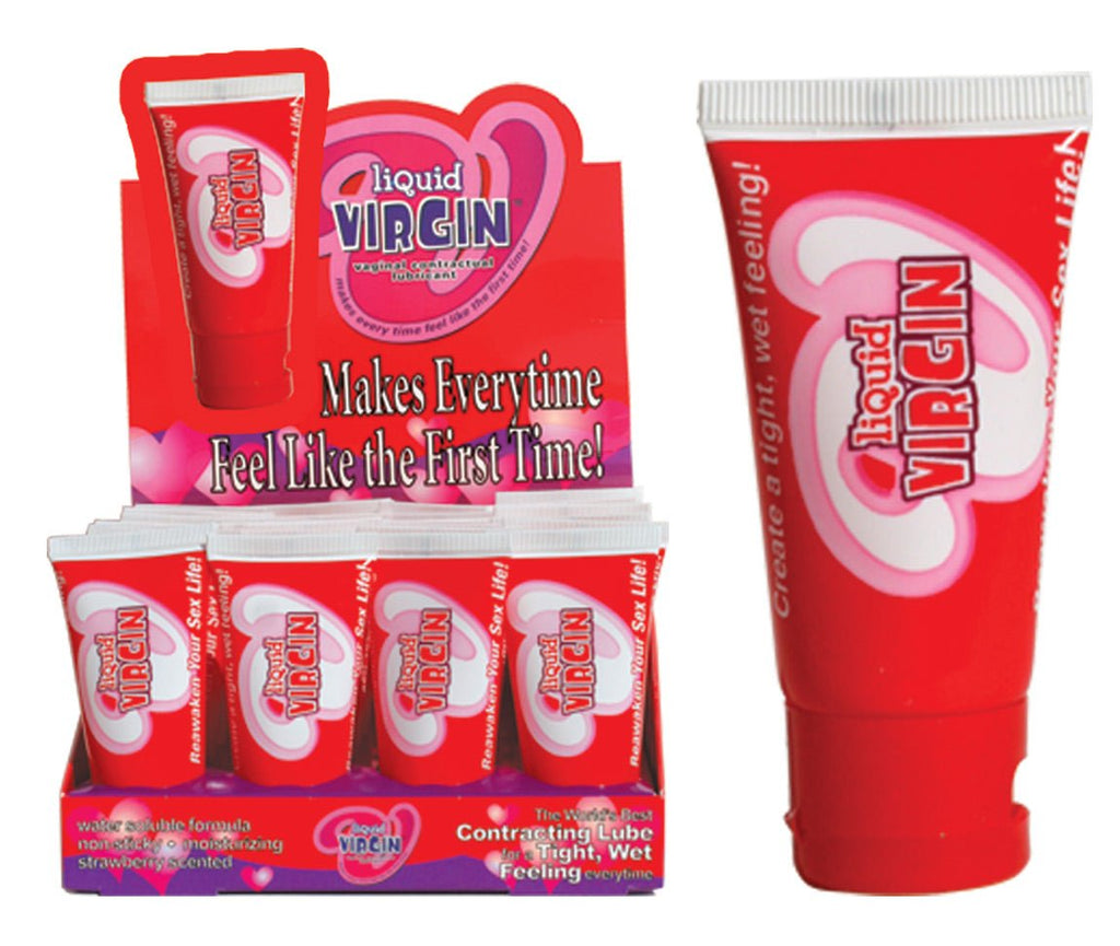 Liquid Virgin Contracting Lubricant 24 Pc Display - TruLuv Novelties