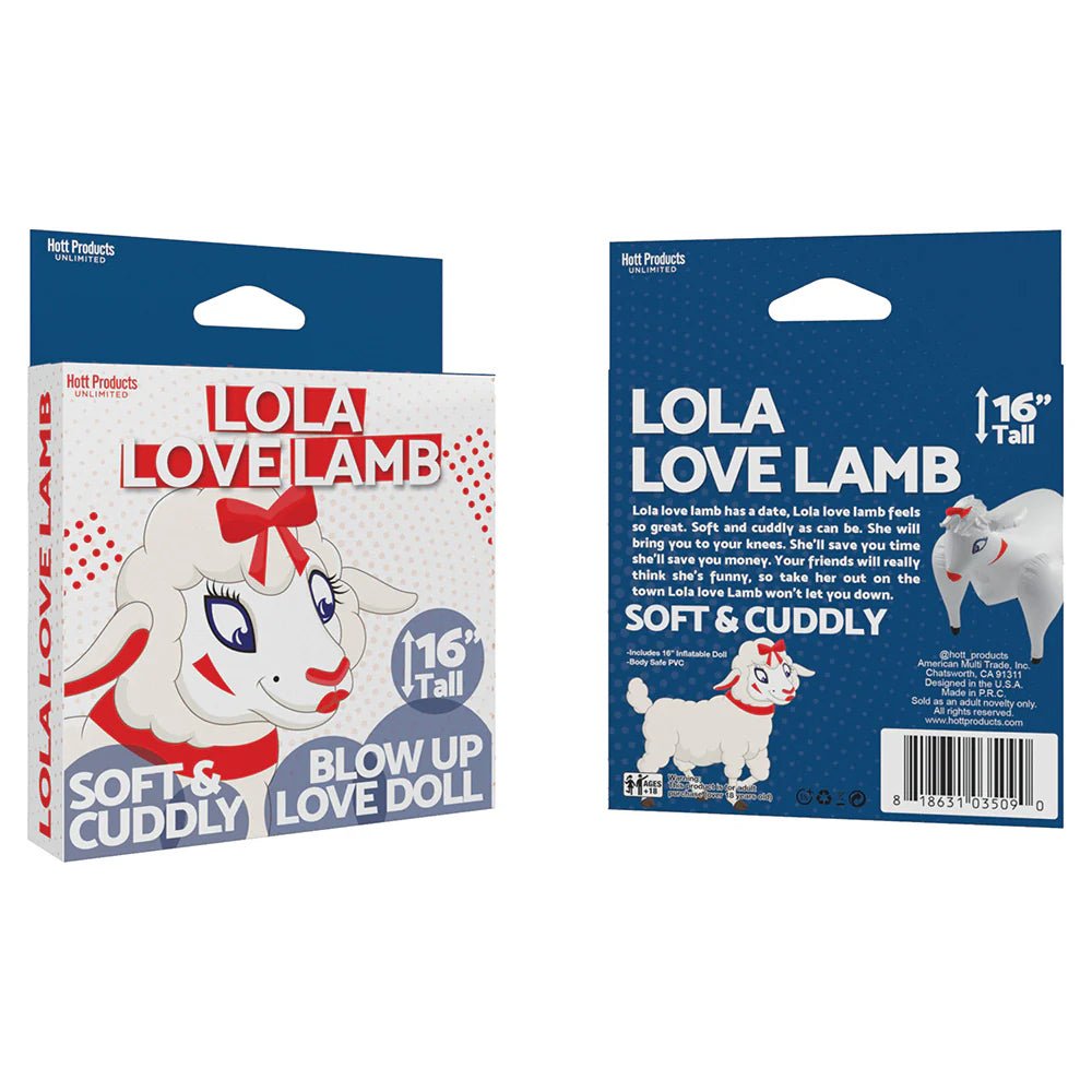 Lola Love Lamb Blow Up Sheep - TruLuv Novelties