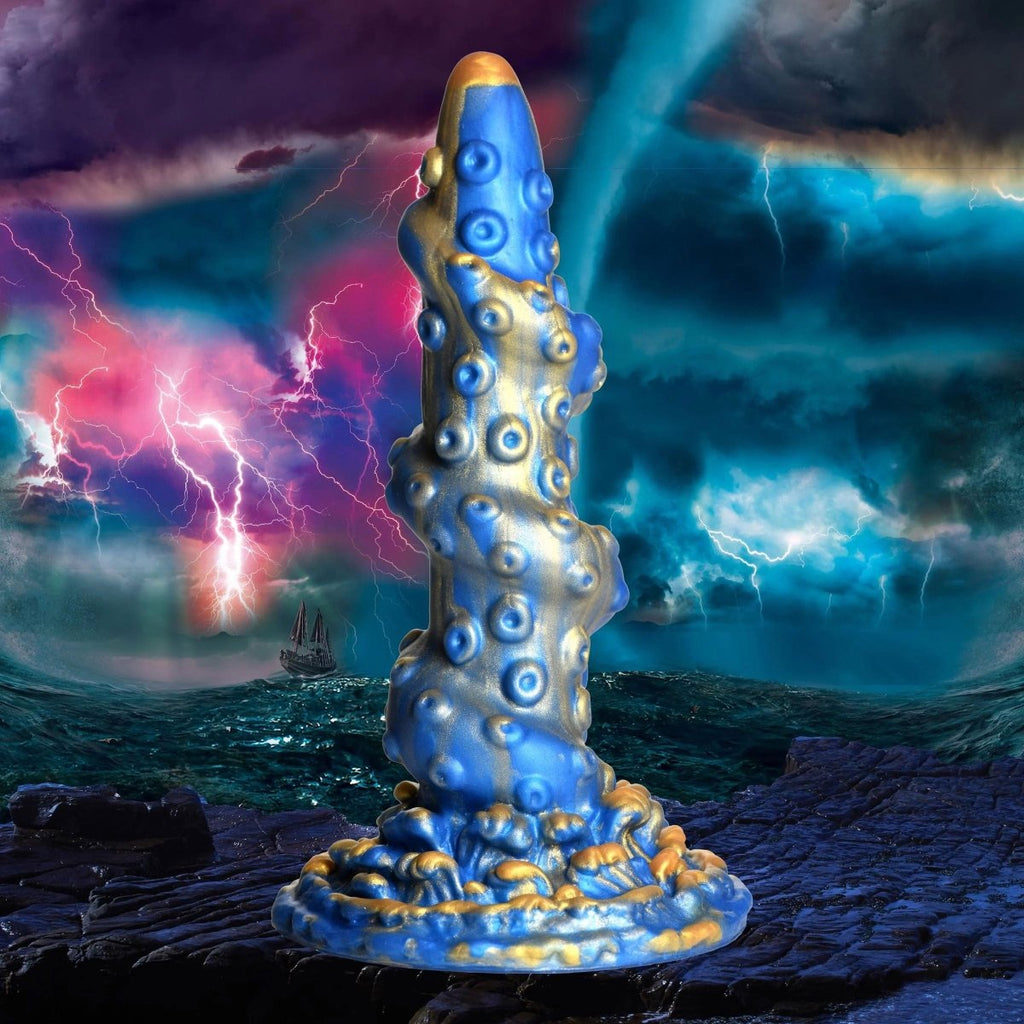 Lord Kraken Tentacled Silicone Dildo - Blue - TruLuv Novelties