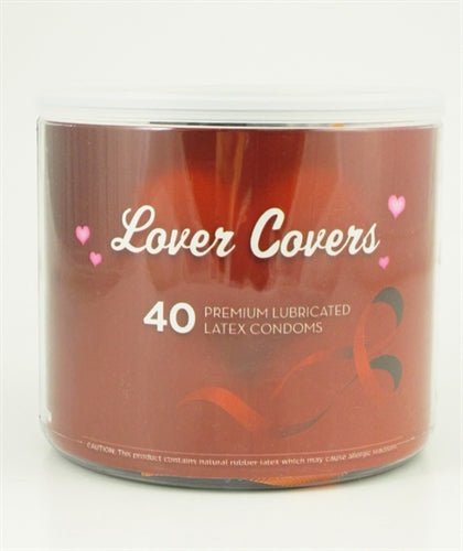 Lover Covers - 40 Count Jar - TruLuv Novelties