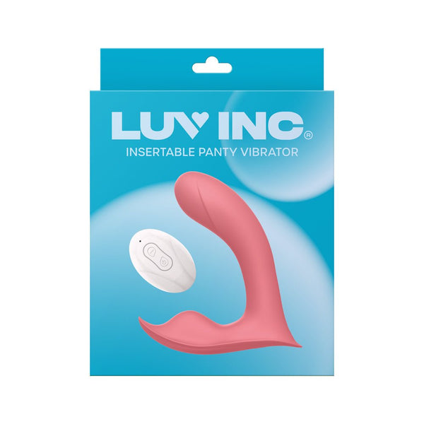 Luv Inc Pv71 Insertable Panty Vibrator Coral - TruLuv Novelties
