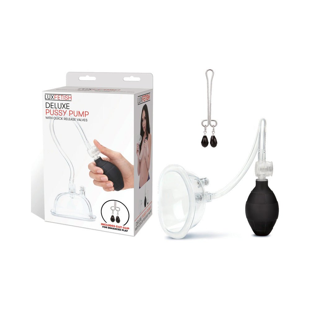 Lux Fetish Deluxe Pussy Pump with Quick-Release Valves - TruLuv Novelties