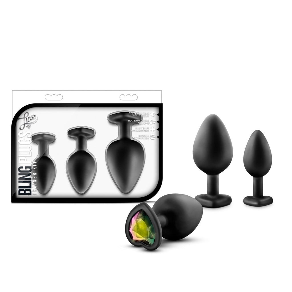 Luxe - Bling Plugs Training Kit - With Gems - TruLuv Novelties