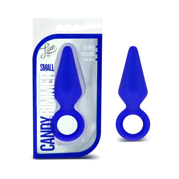 Luxe Candy Rimmer Small Silicone Anal Plug Blue - TruLuv Novelties