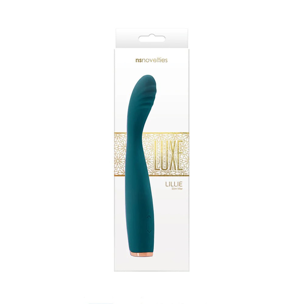 Luxe Lillie Rechargeable Slim Vibe Green - TruLuv Novelties