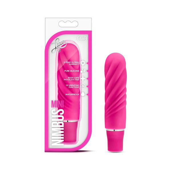 Luxe Nimbus Mini Silicone Vibrator Pink - TruLuv Novelties