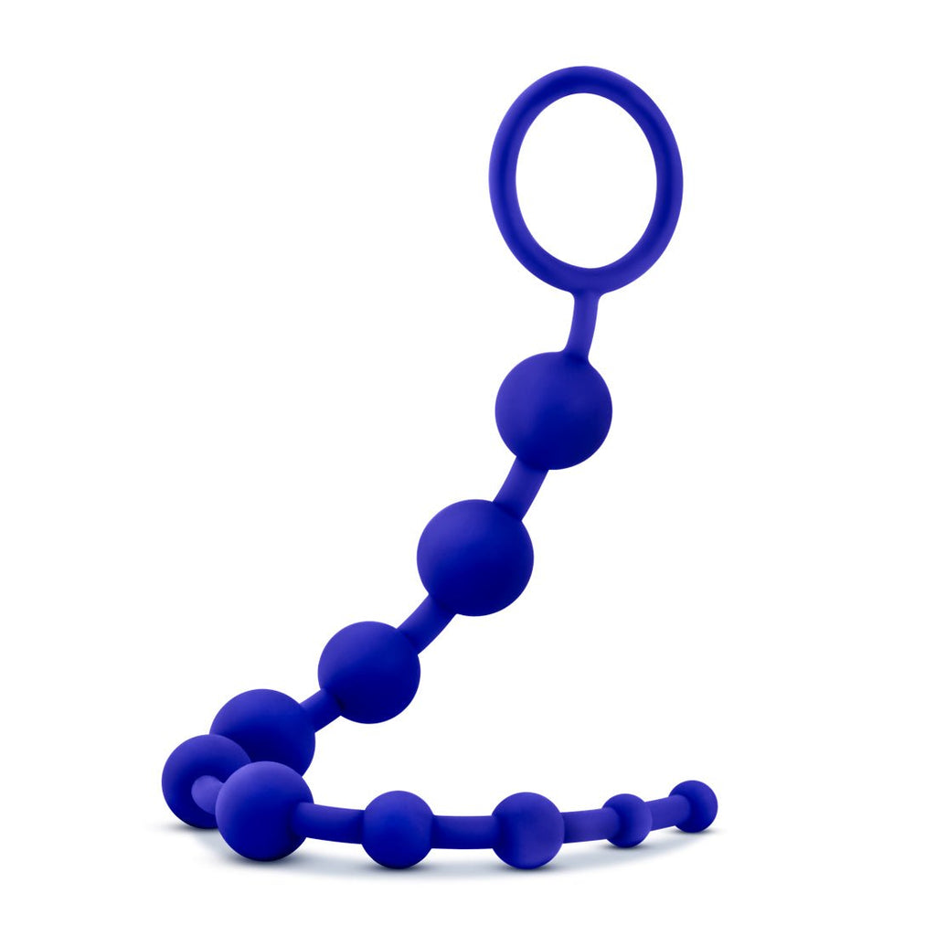 Luxe Silicone 10 Beads - Indigo - TruLuv Novelties