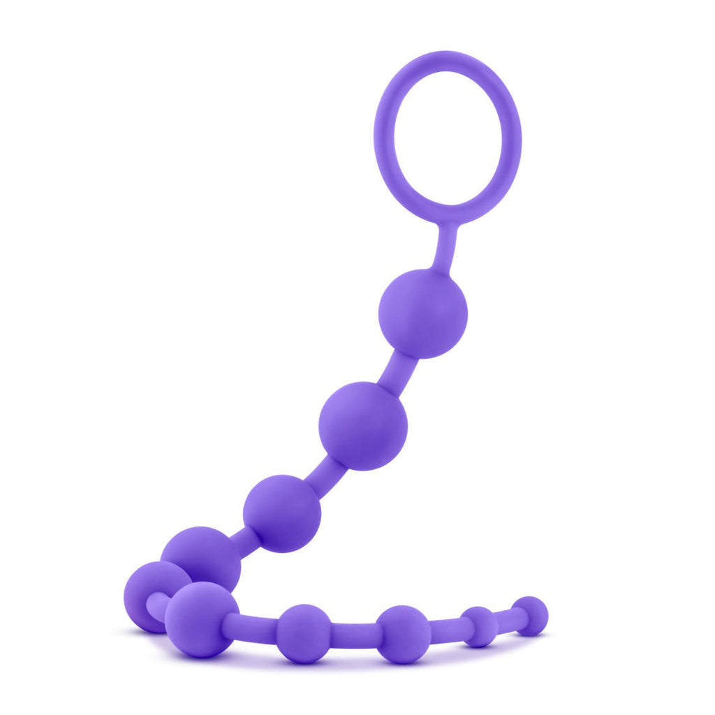 Luxe Silicone 10 Beads - Purple - TruLuv Novelties