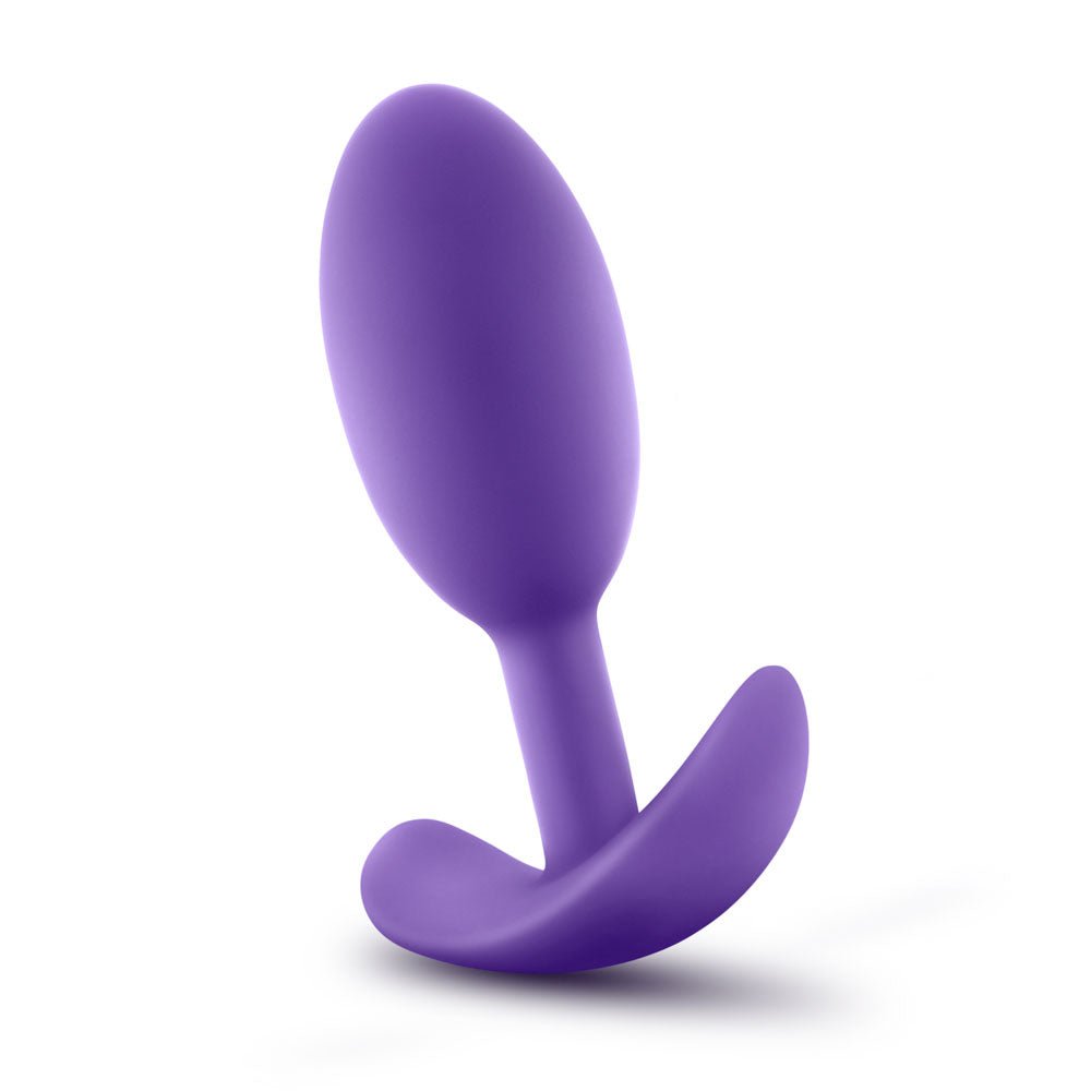 Luxe - Wearable Vibra Slim Plug - Medium - Purple - TruLuv Novelties