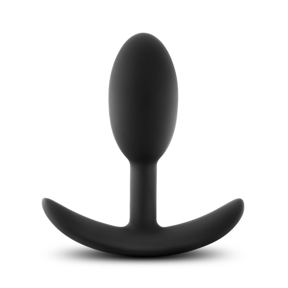 Luxe - Wearable Vibra Slim Plug - Small - Black - TruLuv Novelties