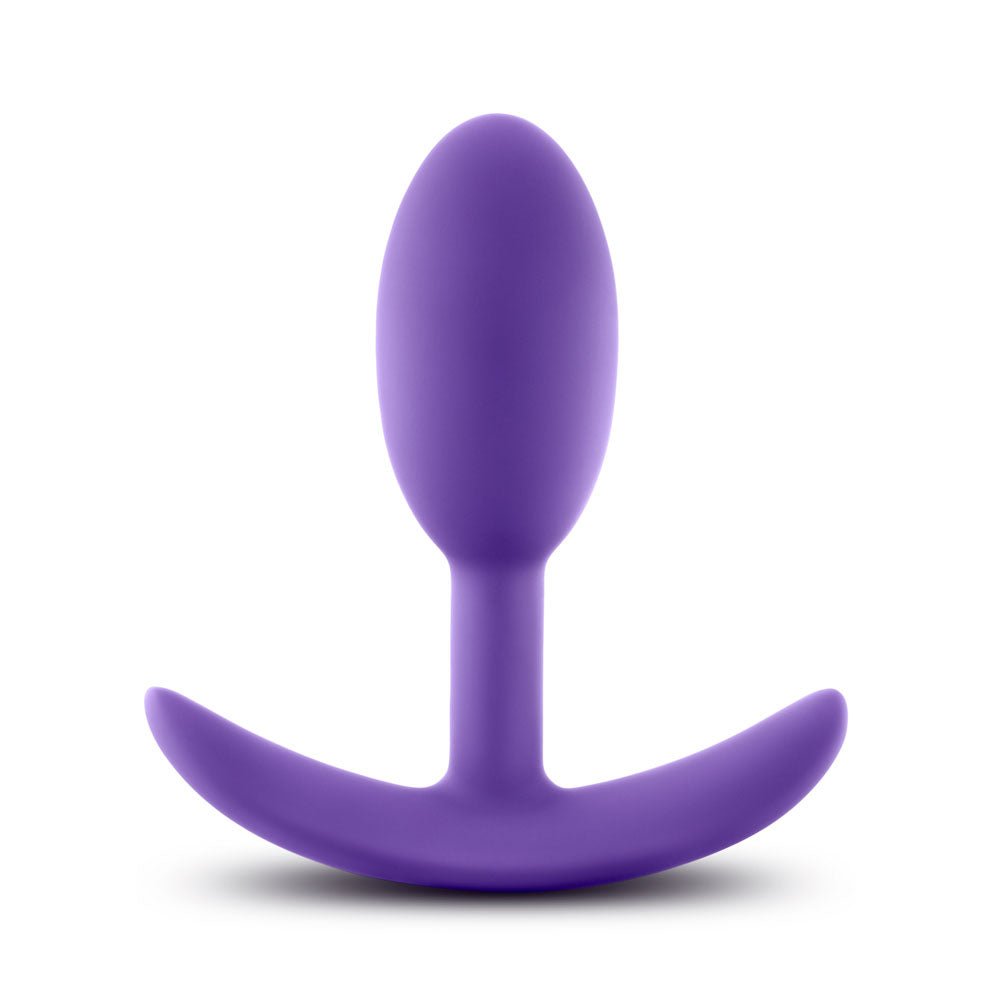 Luxe - Wearable Vibra Slim Plug - Small - Purple - TruLuv Novelties