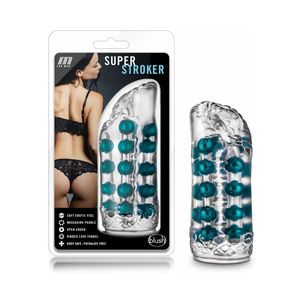 M for Men Super Stroker Vagina Clear - TruLuv Novelties