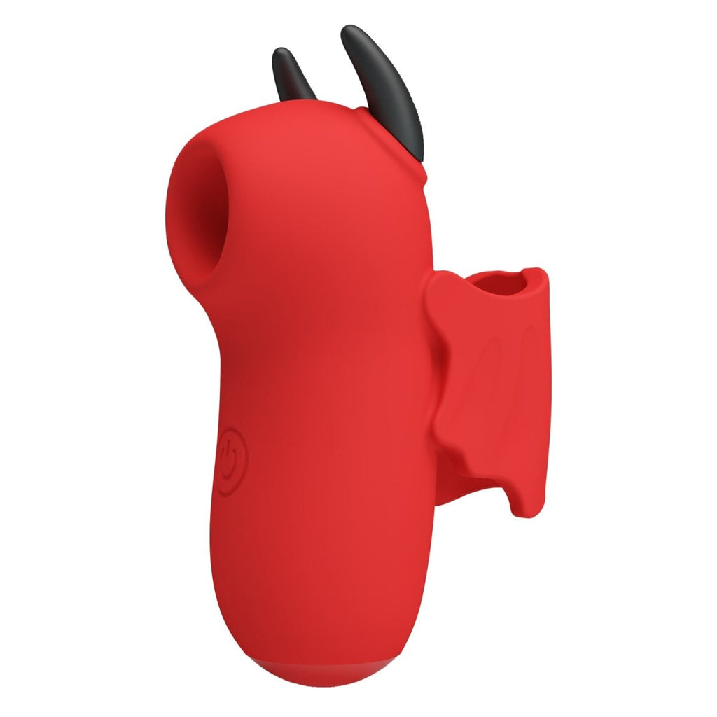 Magic Devil Finger Vibrator - Red - TruLuv Novelties