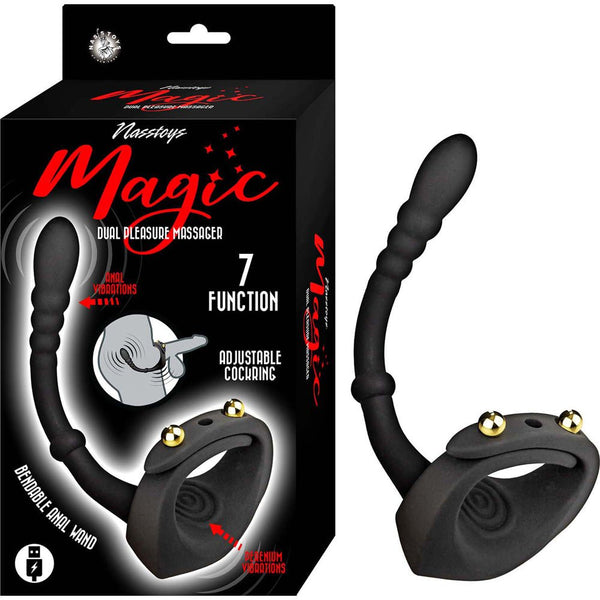 Magic Dual Pleasure Massager - Black - TruLuv Novelties