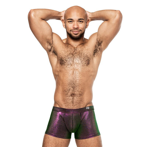 Male Power Hocus Pocus Uplift Mini Short Purple L - TruLuv Novelties