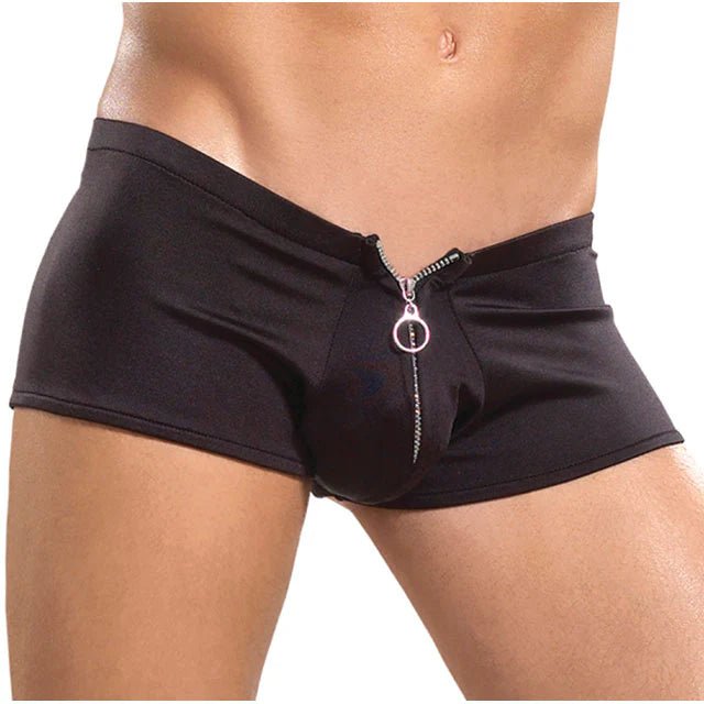 Male Power Zipper Shorts S/M Underwear - TruLuv Novelties