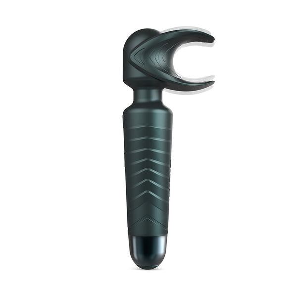 MAN WAN Man.Wand Evo 2-in-1 Frenulum Stimulator & Wand with Crescendo Pine Grey - TruLuv Novelties