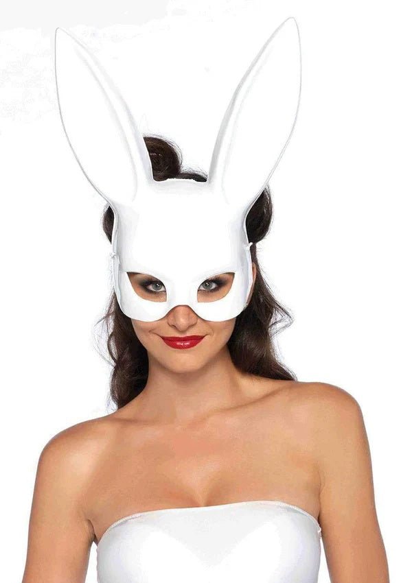 Masquerade Rabbit Mask - Os - White - TruLuv Novelties