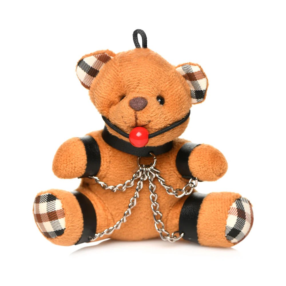 Master Series Gagged Teddy Bear Keychain - TruLuv Novelties