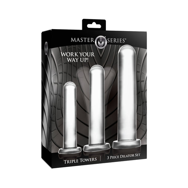 Master Series Triple Towers 3-Piece Dilator Set - TruLuv Novelties