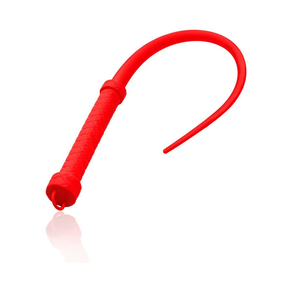 Master Series Viper Tail Silicone Whip Red - TruLuv Novelties