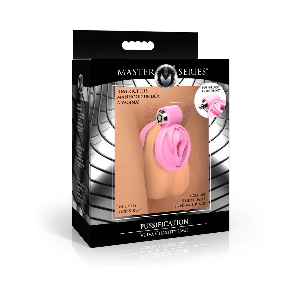 Master Series Vulva Locking Chastity Cage - TruLuv Novelties