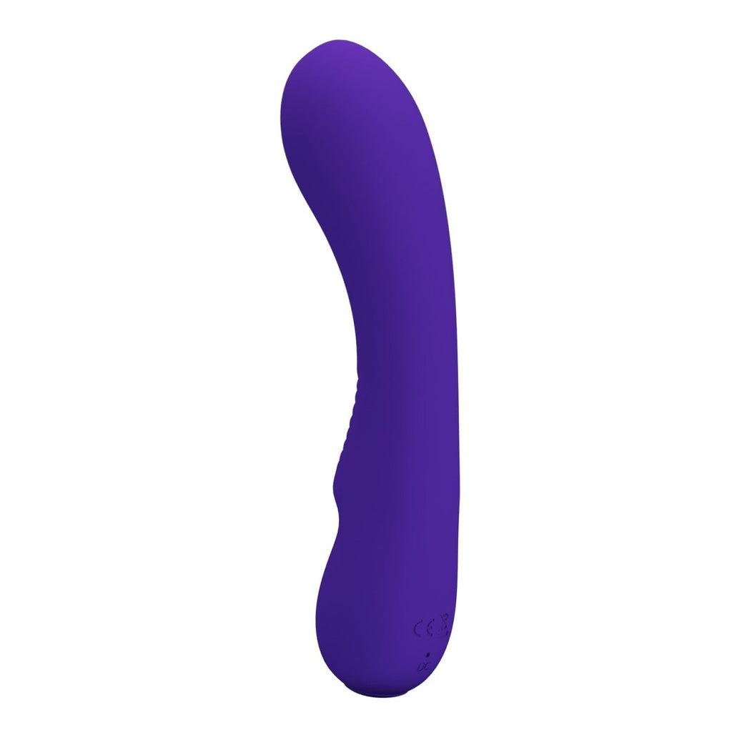 Matt Super Soft Silicone Vibrator - Purple - TruLuv Novelties