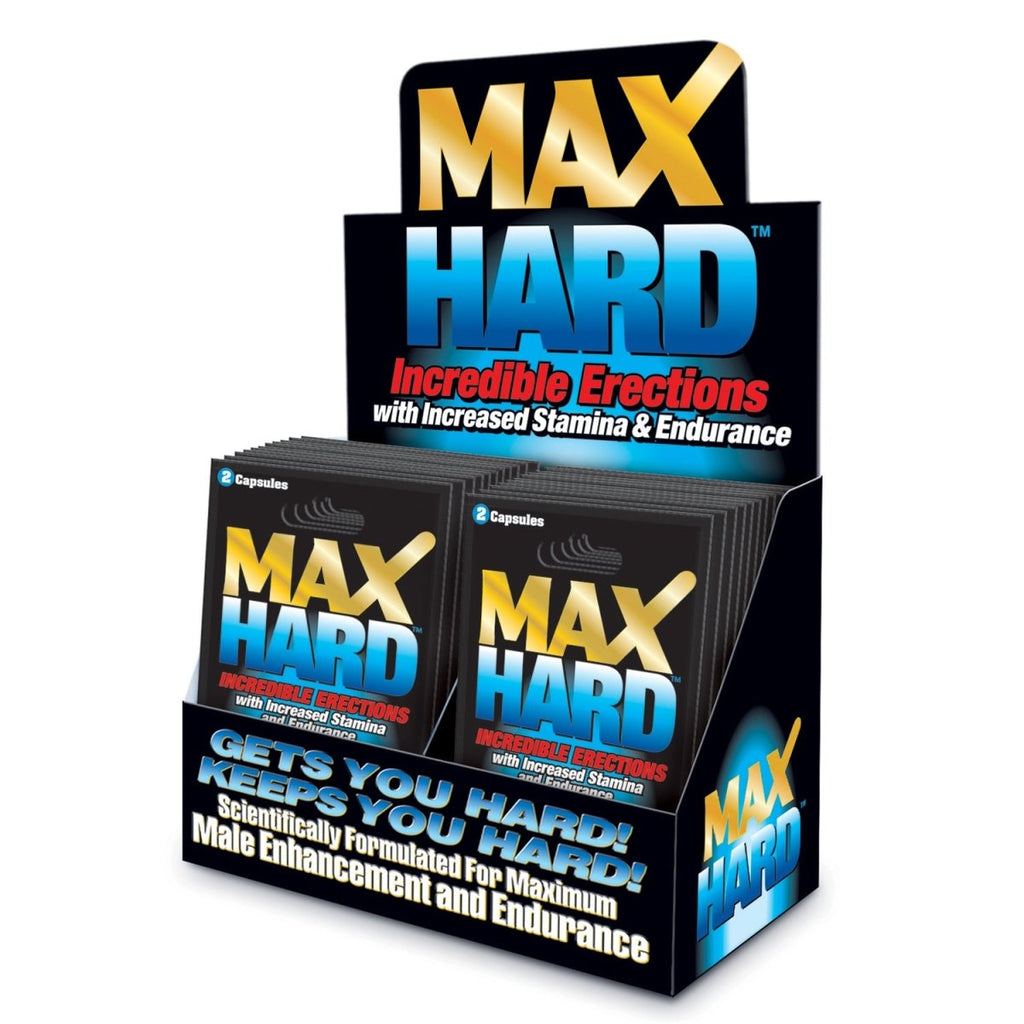 Max Hard XXX - 24 Packet Display - TruLuv Novelties
