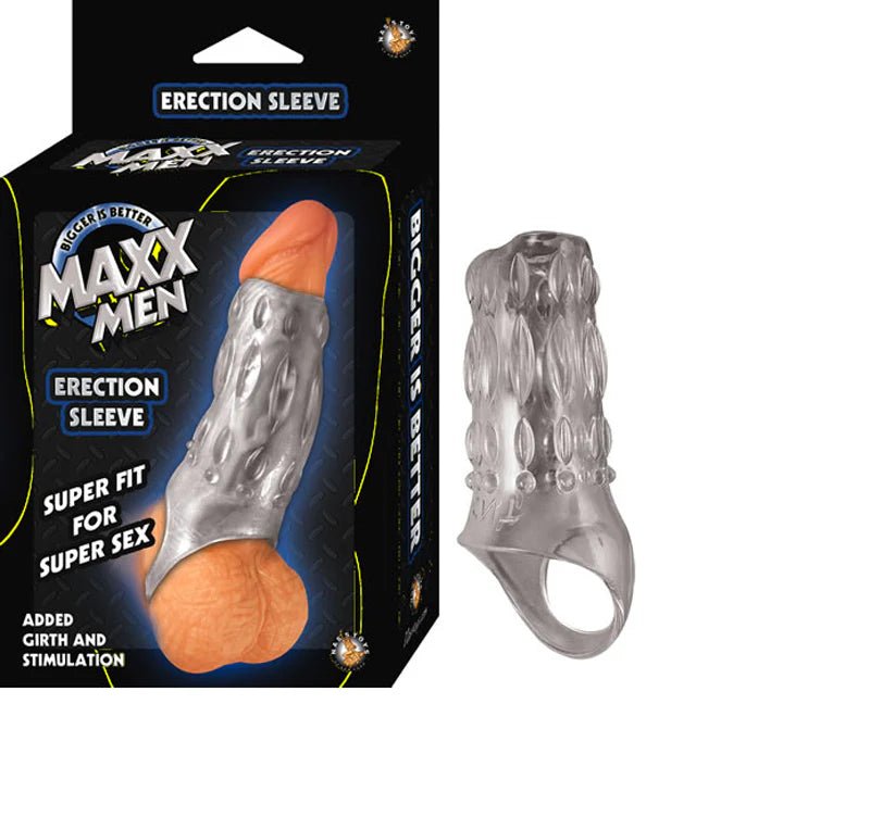 Maxx Men Erection Sleeve (Clear) - TruLuv Novelties