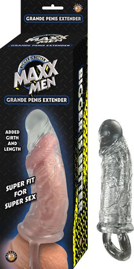 Maxx Men Grande Penis Sleeve - Clear - TruLuv Novelties