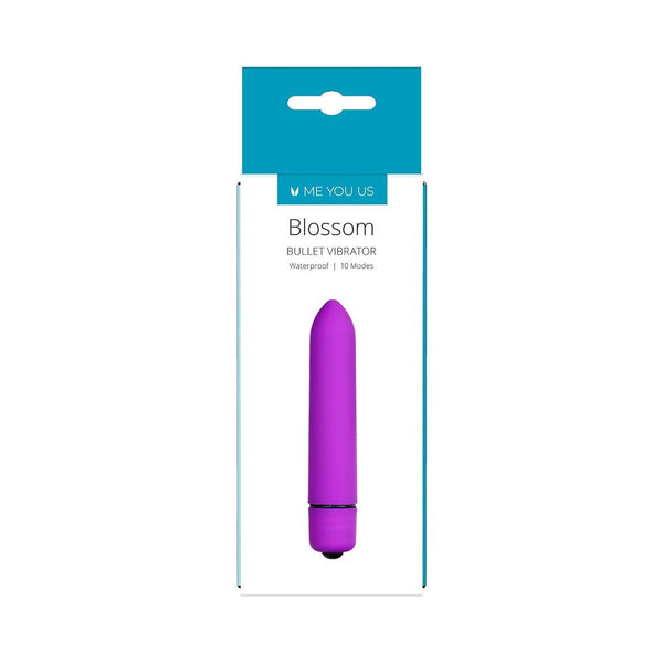 Me You Us Blossom 10 Mode Bullet Vibrator Purple - TruLuv Novelties