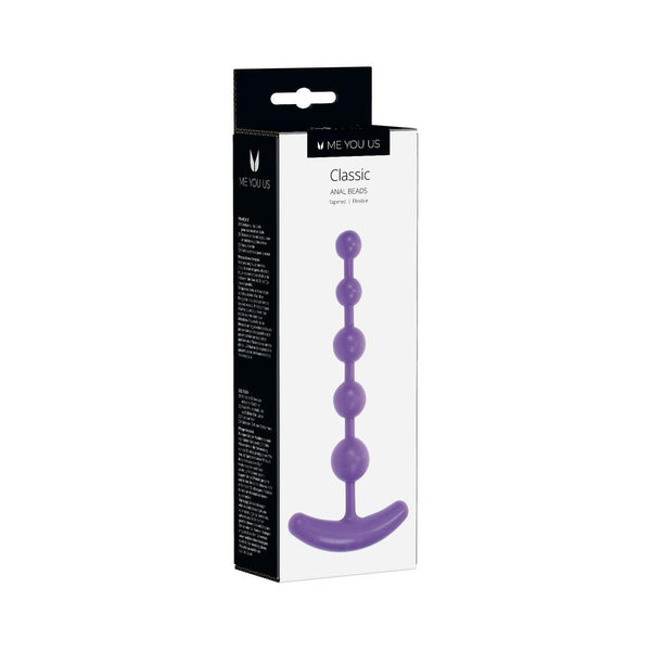 Me You Us Classic Anal Beads Purple - TruLuv Novelties