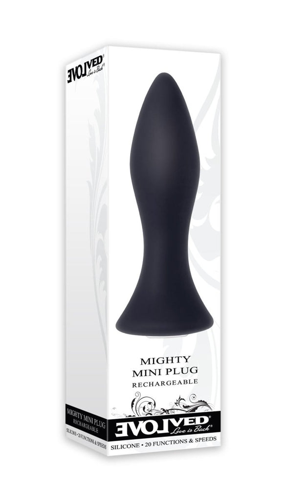 Mini Butt Plug - Black - TruLuv Novelties