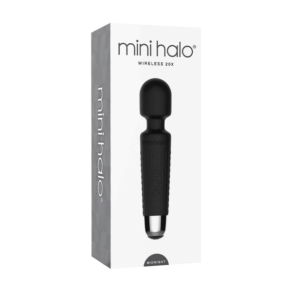 Mini Halo Wireless Wand 20X Silicone Midnight - TruLuv Novelties