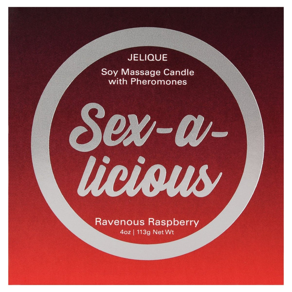 Mood Candle - Sex-a-Licious - Ravenous Raspberry - 4 Oz. Jar - TruLuv Novelties