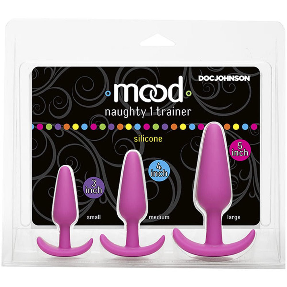 Mood - Naughty 1 Anal Trainer Set - Pink - TruLuv Novelties