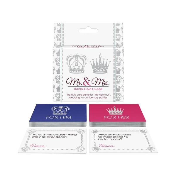 Mr. and Mrs. Trivia Card Game - TruLuv Novelties