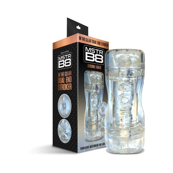 MSTR B8 In The Clear Double Date Dual End Stroker - TruLuv Novelties