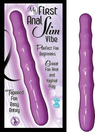 My First Anal Slim Vibe - Purple - TruLuv Novelties