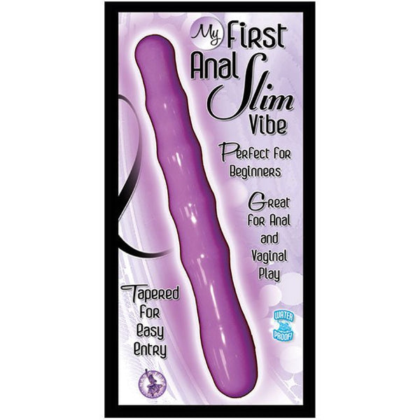 My First Anal Slim Vibe Waterproof (Purple) - TruLuv Novelties