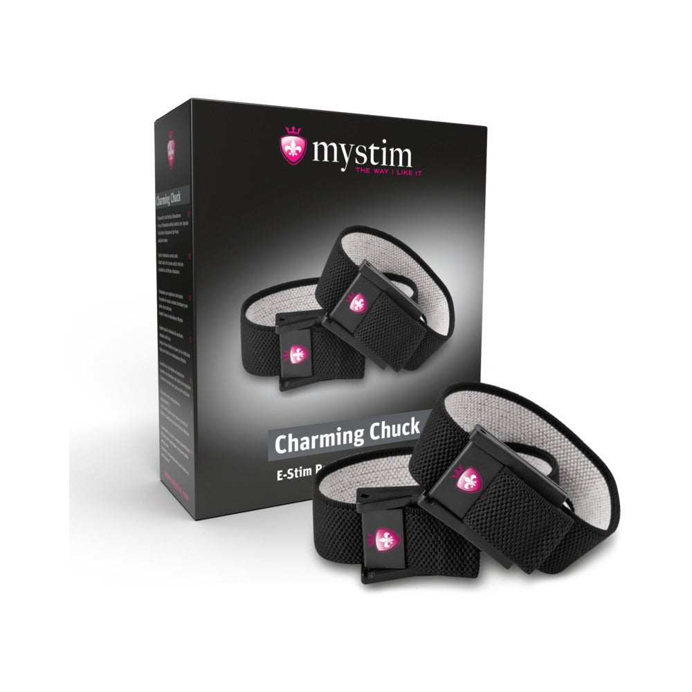 Mystim Charming Chuck 2-Piece Strap Set with 2mm Adapter - TruLuv Novelties