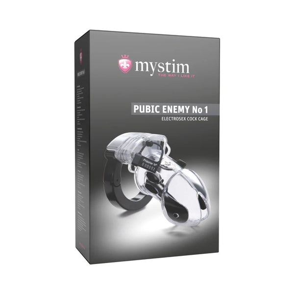 Mystim Pubic Enemy No 1 Electrosex Cock Cage - TruLuv Novelties