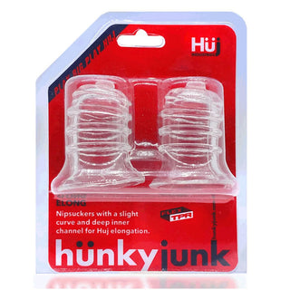Hunkyjunk Elong Nipsuckers - Clear