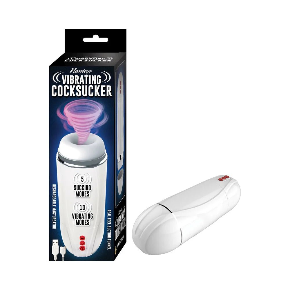 Nasstoys Vibrating Cocksucker White - TruLuv Novelties