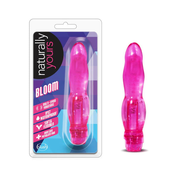 Naturally Yours Bloom Slimline Vibrator Pink - TruLuv Novelties