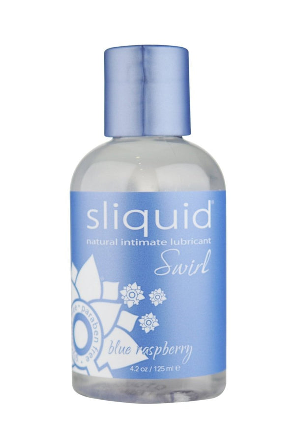 Naturals Swirl - Blue Raspberry - 4.2 Fl. Oz. (124 ml) - TruLuv Novelties