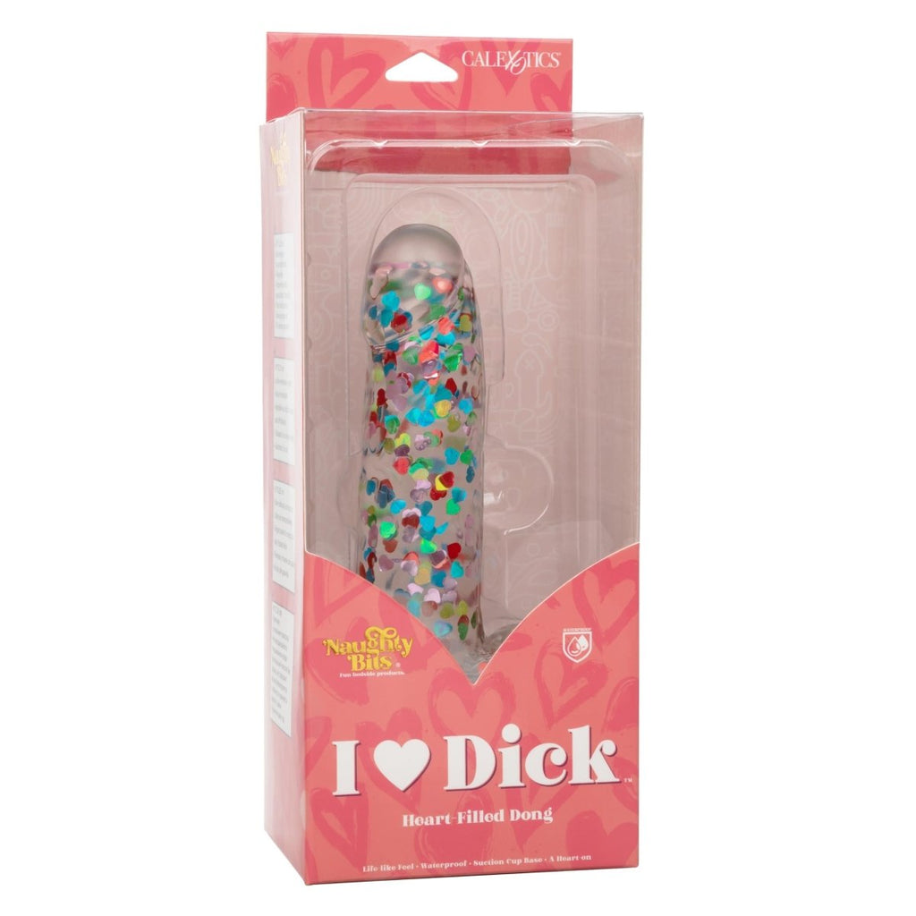 Naughty Bits I Love Dick Heart-Filled Dong - TruLuv Novelties